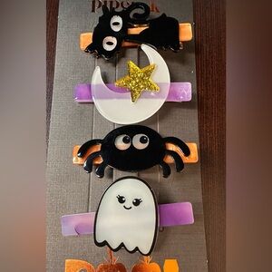 Piper K Halloween Hair Clip Set Glow in the Dark Accessories